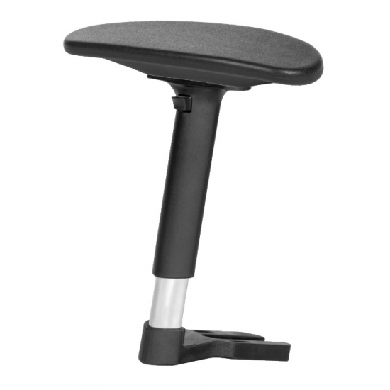 STEP PAT - podłokietniki z nakładką do krzeseł i foteli, wykonane z tworzywa. Regulowane